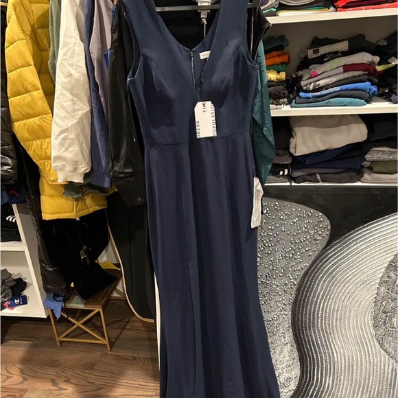 Dress The Population Split Halter Sandra Dress Gown Small - Picture 3 of 4